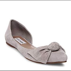Steve Madden - Enchant Grey Suede flats